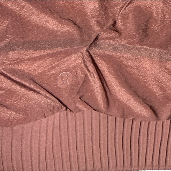 LULULEMON Women’s Reversible Bomber Jacket Size 8 Brown Bronze Full Zipper - Picture 11 of 12